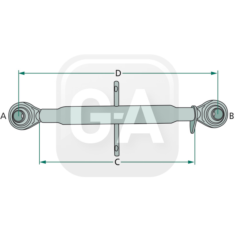 Barre poussee tracteur mecanique